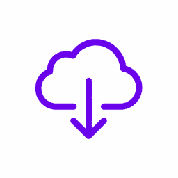 Cloud download icon